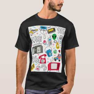 Vintage 80's 90's doodle collection. T-Shirt