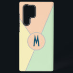 Vintage 80s monogrammed pastel Colour block Samsung Galaxy Case<br><div class="desc">This retro vibes inspired colour block triangles pattern is a must have!! Featuring aesthetic big Triangles coloured in pink, yellow and sage green, it brings back some stylish and elegant nostalgic feelings straight outta the 70s and 80s. With it's retro vintage colour palette, this minimal phone case will do it's...</div>