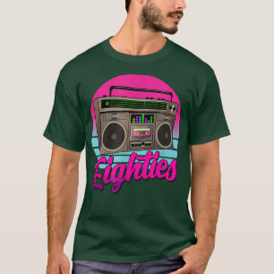 Vintage 80's Music Rocks Eighties Music Box Retro T-Shirt