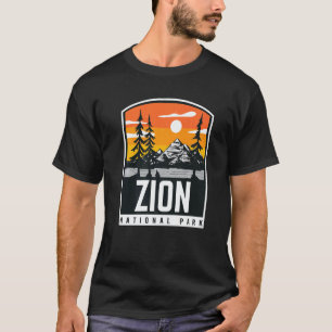 Vintage 80s Zion National State Park Hiking Trip G T-Shirt