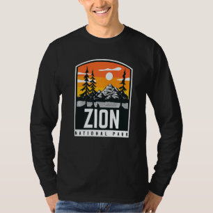 Vintage 80s Zion National State Park Hiking Trip G T-Shirt