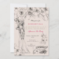 Vintage 80th Birthday Party Afternoon Tea