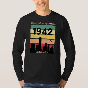 Vintage 80th Birthday Retro 1942 T-Shirt