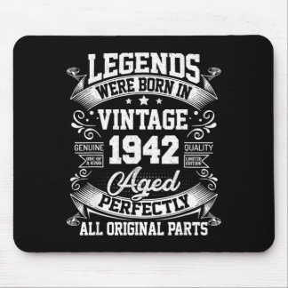 Vintage 85 Birthday Gifts Men Women 85yr 1942 85th Mouse Pad