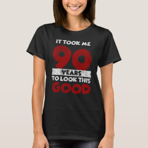 Vintage 90 Years Old Funny 90th Birthday Gift T-Shirt