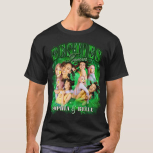 Vintage 90s Bootleg Besties Photos Green Rap Tee