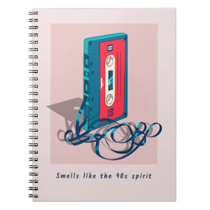 Vintage ’90s Cassette Tape Notebook