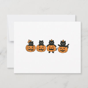 Vintage 90s Cat Halloween Pumpkin Black Cat