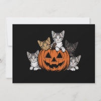 Vintage 90s Cat Halloween Retro Spooky Season