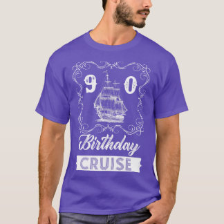 Vintage 90th Birthday Cruise T-Shirt