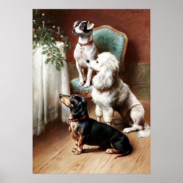 Vintage -  A Christmas Treat Poster (Front)