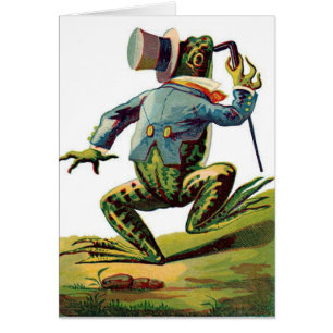 Vintage - A Dapper Frog,