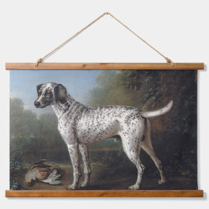 Vintage A Grey Spotted Hound John Wootton   Hanging Tapestry