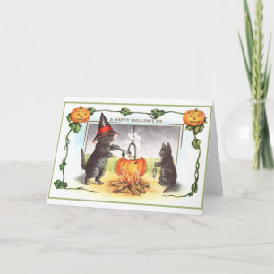 Vintage - A Happy Halloween, Card