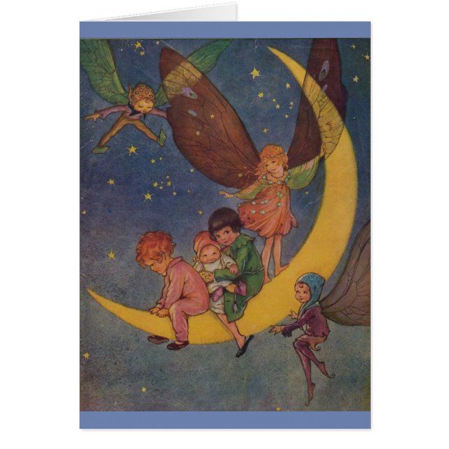 Vintage - A Moon Ride at Night, (Front)
