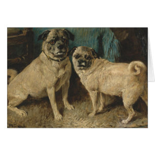 Vintage - A Pair of Pugs,