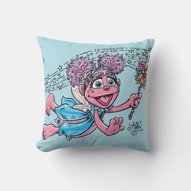 Vintage Abby Throw Pillow (Front)