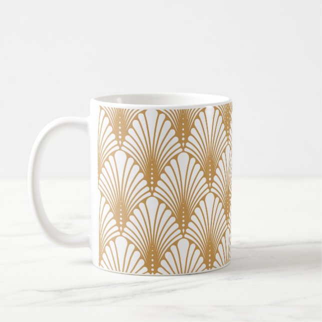 vintage abstract arabesque seamless pattern. Geome Coffee Mug (Left)