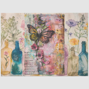 Vintage Abstract Art Decoupage Tissue Paper
