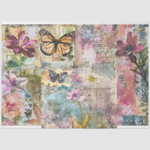 Vintage Abstract Art Decoupage Tissue Paper