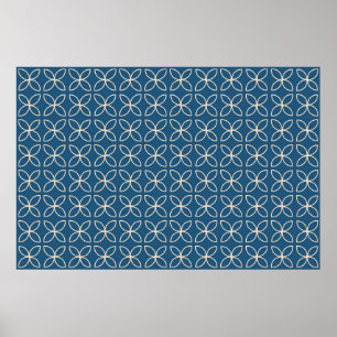 Vintage abstract background. Decorative wallpaper Poster