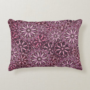 Vintage abstract background. Mandala style. seamle Accent Pillow