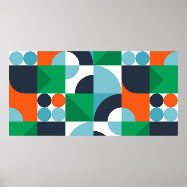 Vintage abstract background poster (Front)