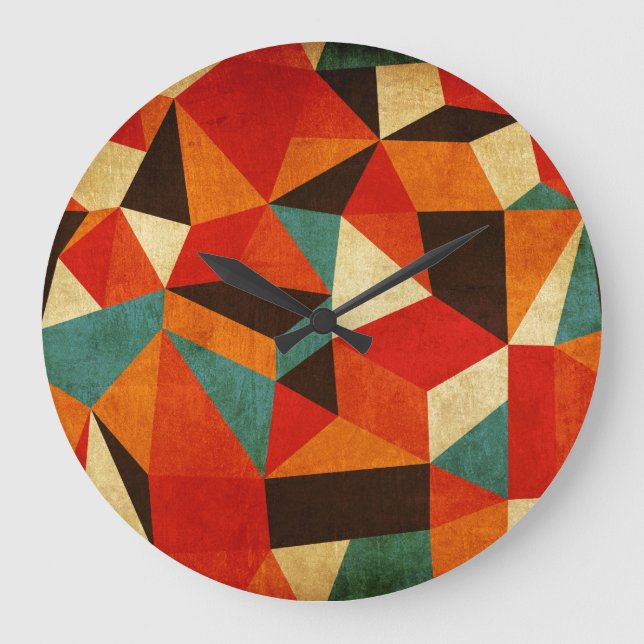 vintage abstract clock (Front)