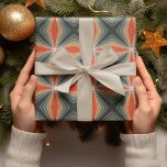 Vintage Abstract Colourful Christmas Pattern Wrapping Paper<br><div class="desc">Vintage Abstract Colourful Christmas Pattern</div>