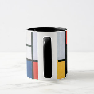 Vintage Abstract Composition by Piet Mondrian Mug