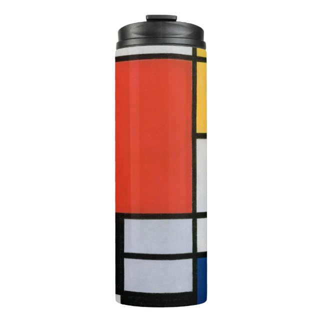 Vintage Abstract Composition by Piet Mondrian Thermal Tumbler (Front)