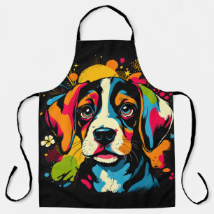 Vintage Abstract Dog Apron