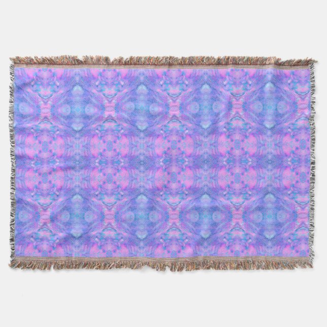 Vintage Abstract Fantasy Pattern Elegant Soft  Throw Blanket (Front)