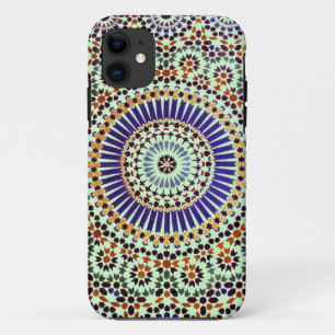 Vintage Abstract Floral Pattern iPhone 11 Case