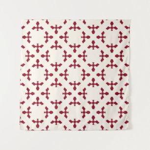 Vintage abstract geometric floral pattern. Seamles Tapestry