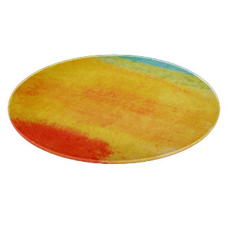 Vintage Abstract Painting Cutting Board