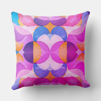 Vintage Abstract Pattern Throw Pillow