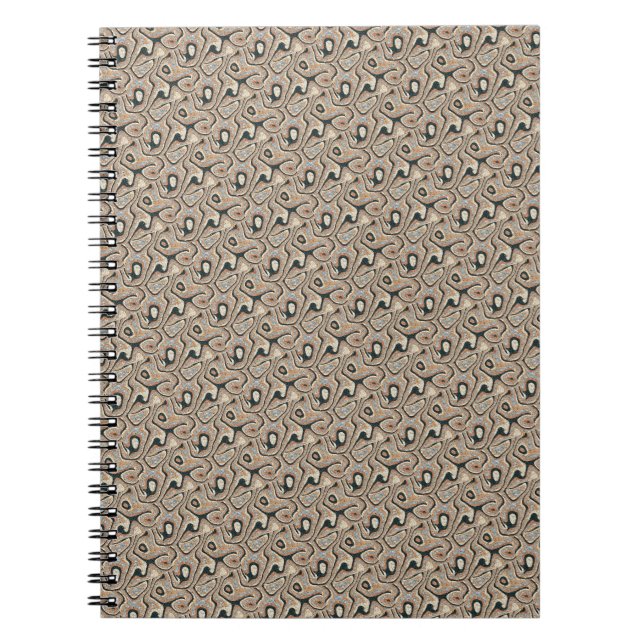 Vintage Abstract Quartz Stone Natural Notebook (Front)