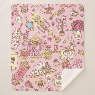Vintage abstract seamless pattern. Simple Little P Sherpa Blanket
