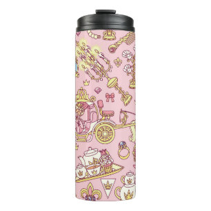 Vintage abstract seamless pattern. Simple Little P Thermal Tumbler