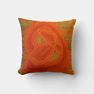 Vintage Abstrait Les coussins Lonely Flower