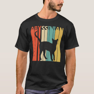 Vintage Abyssinian Cat love Owner T-Shirt