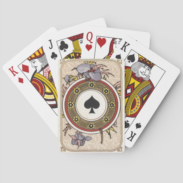 Vintage Ace Playing Cards (Back)