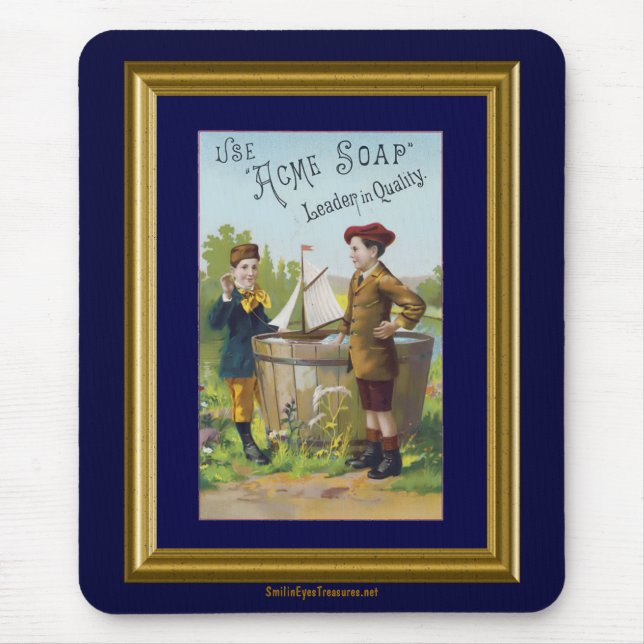 Vintage Acme Soap Ad Mousepad (Front)