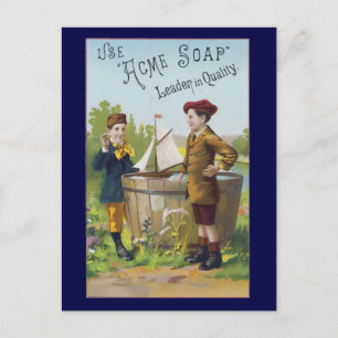 Vintage Ad Acme Soap Postcard