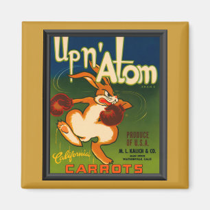 Vintage Ad Carrots  Magnet