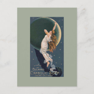 Vintage ad featuring Buchan's Carbolic Soap Angel Postcard