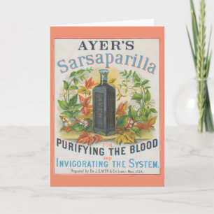 Vintage Ad For Ayer's Sarsaparilla. Card