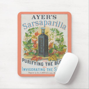 Vintage Ad For Ayer's Sarsaparilla. Mouse Pad