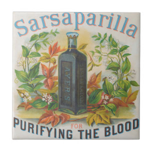 Vintage Ad For Ayer's Sarsaparilla. Tile